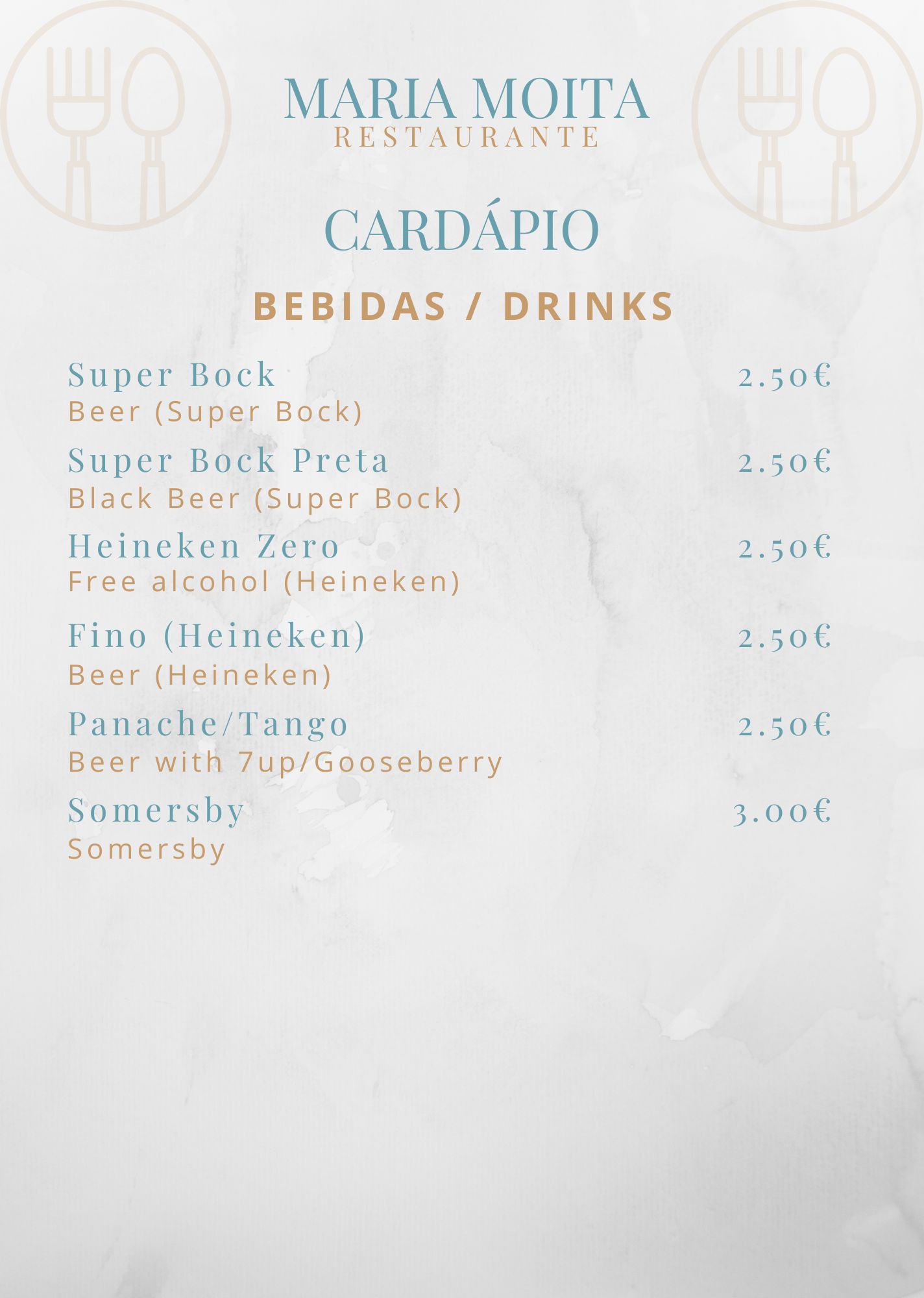 Cardapio Maria Moita Restaurante
