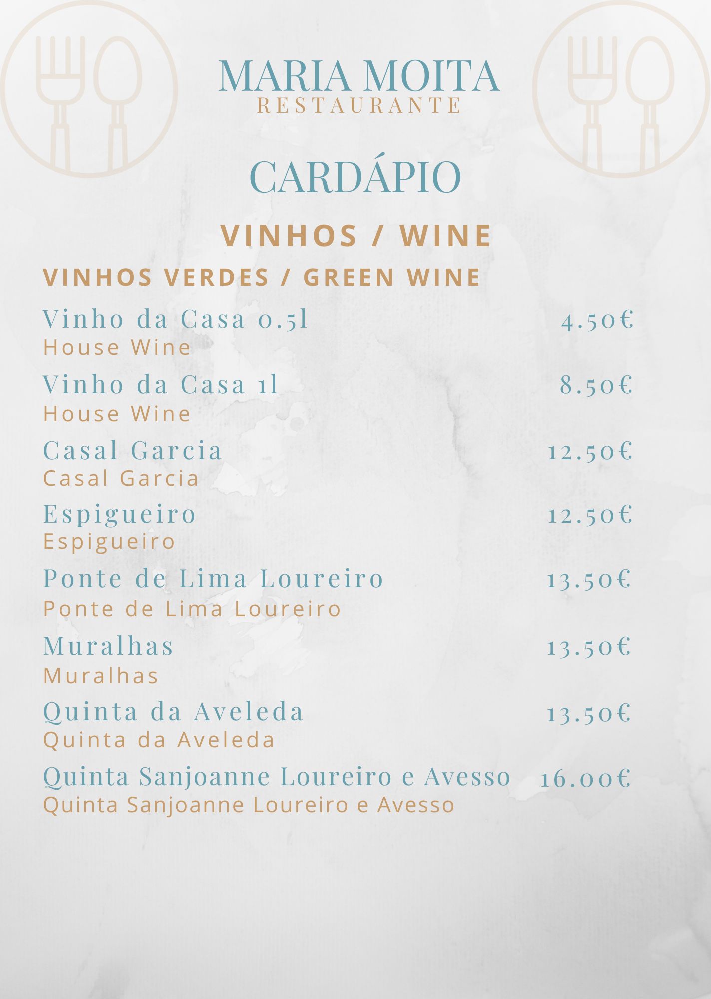 Cardapio Maria Moita Restaurante